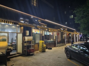 余杭立周路精装修超宽门头餐饮转让个人
